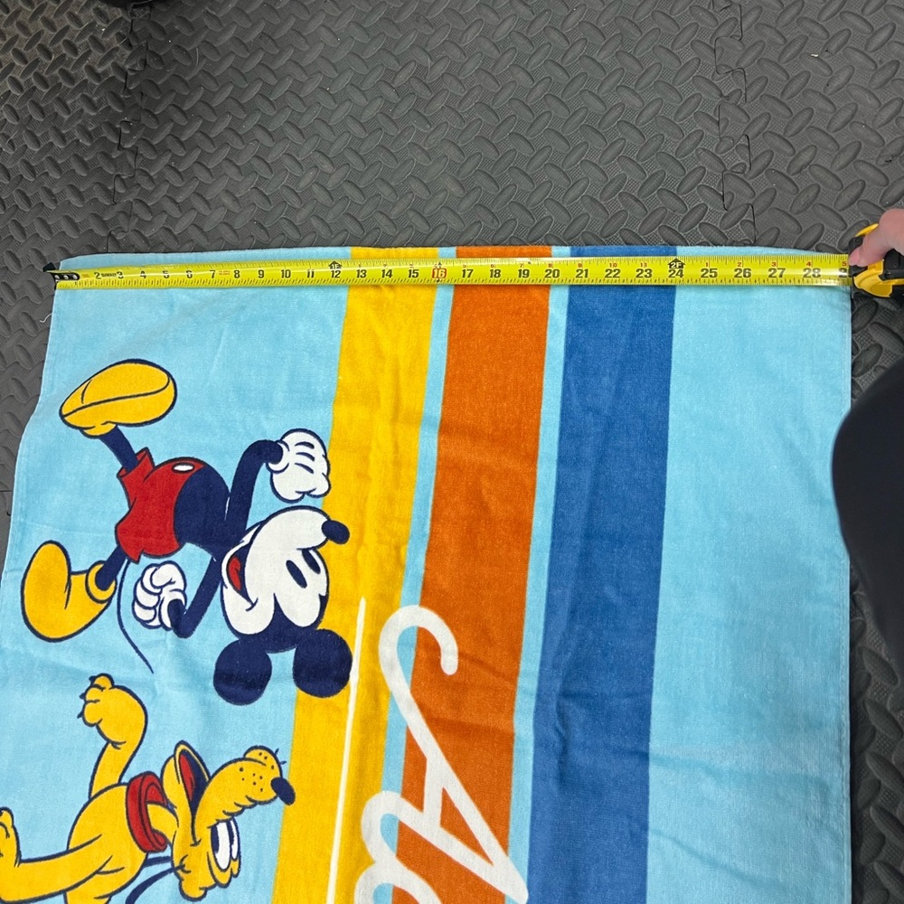 Disney Blue and White Towel - Picture 2 of 3